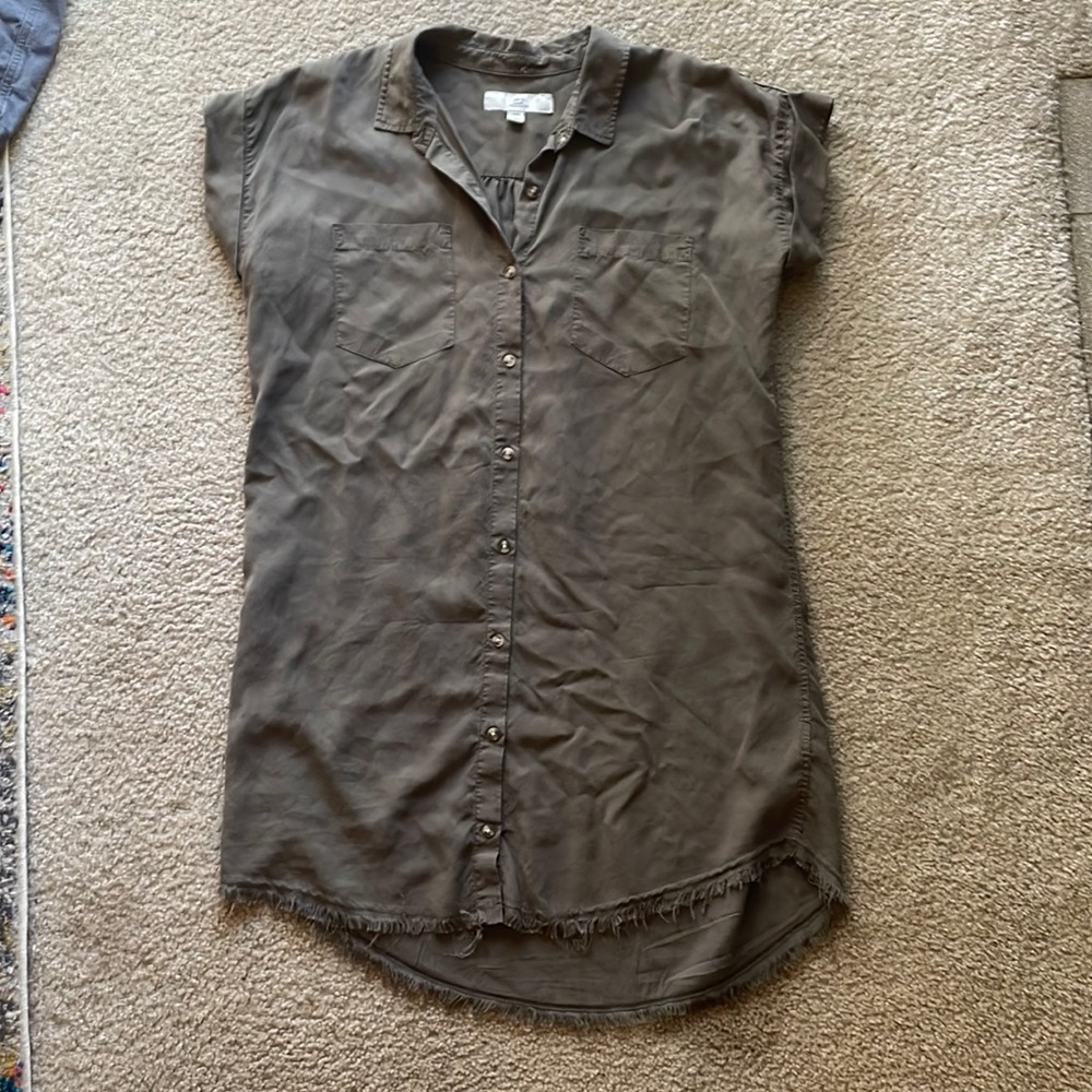 Button up dress